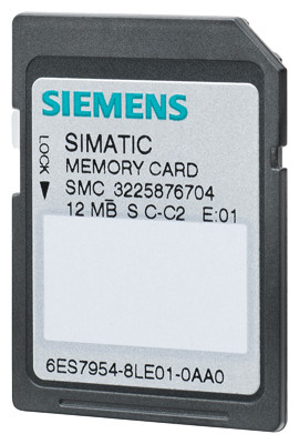 SIMATIC S7, карта пам'яті для S7-1X00 CPU/SINAMICS, 3,3 В NFLASH, 12 МБАЙТ 6ES7954-8LE02-0AA0, фото 1