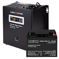 Комплект резервного харчування для котла Logicpower A500 + AGM батареї 270ват