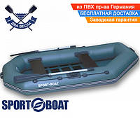 Надувная лодка SportBoat L 280 LS LAGUNA с брызгоотбойником и настилом слань-коврик трехместная