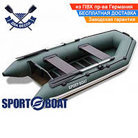 Моторная лодка SportBoat N 270 LS NEPTUN двухместная с настилом слань-коврик