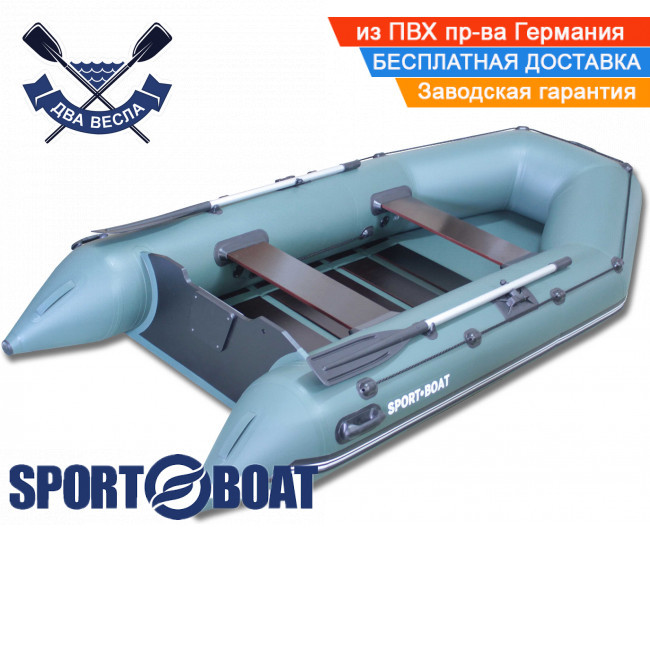 Моторний човен SportBoat N 310 LS NEPTUN чотиримісний човен під двигун ПВХ човен СпортБот з настилом слань-килимок