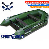 Моторная лодка с надувным дном SportBoat N 340 LD NEPTUN (дно НДНД катамаранное) четырехместная