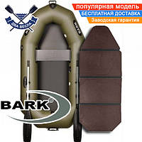 Лодка Bark B-220 K гребные одноместные лодки ПВХ Bark лодки со слань-книжкой одномісний човен Барк 220