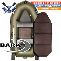 Лодка Bark B-230D К слань-книжка сдвижные сиденья лодки Bark 2х-местные лодка Барк 2 х местная Bark лодки