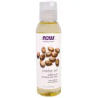 КОСТМЕТИЧНЕ МАСЛО NOW SOLUTIONS CASTOR OIL 100% PURE (118 МЛ.)