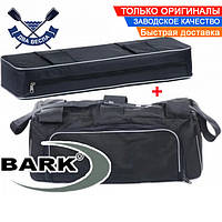 Высокое мягкое лодочное сиденье Bark с багажником рундуком мягкая накладка на банку с сумкой 10х75х20 см