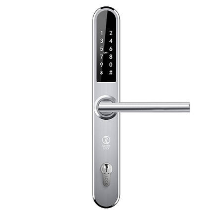 Розумний дверний замок SEVEN LOCK SL-7761B silver, фото 1
