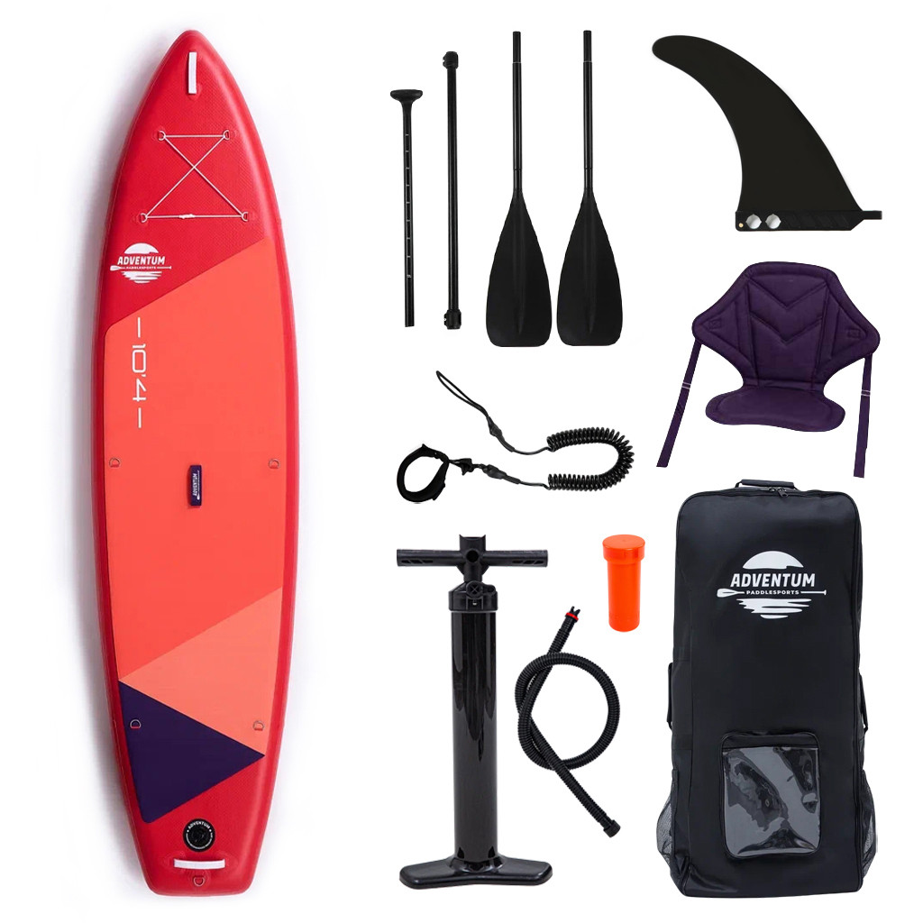 Сапборд Adventum 10'4" RED — надувна дошка для САП серфінгу, sup board