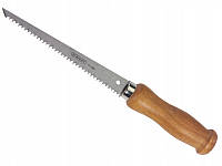 Ножовка по гипсокартону STANLEY: L=152 мм. деревянная ручка, 6 зуб/1" 0-15-206