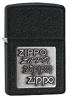 Зажигалка Zippo 363 Silver Zippo Logo Подлинная зажигалка Zippo с защитой от ветра.