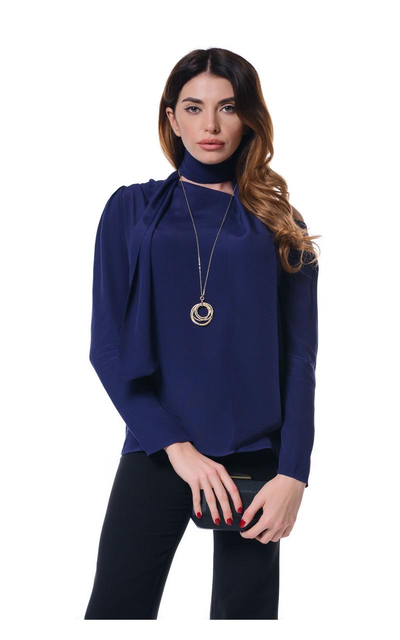 Блузка GENEVIE L7506 DARK BLUE