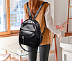 Рюкзак жіночий трансформер шкіряний міський Yilanduo, фото 9