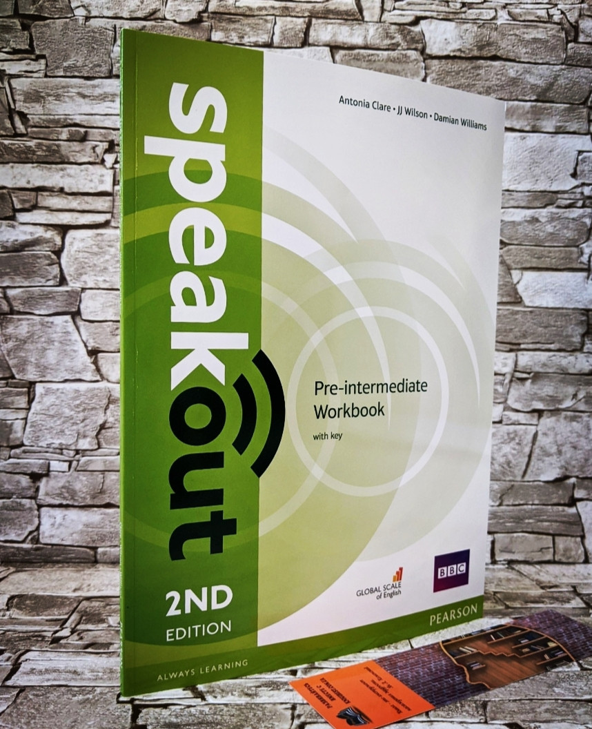 Книга "Speak Out 2nd Pre-Intermediate Workbook" With Key Pearson Англійська для дорослих