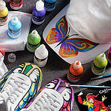 Стійка фарба для розпису по тканині CASTLE 3D Fabric Paint, 24 кольори по 29 мл. Професійна серія, фото 5