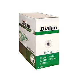 Кабель КПВЕ 4 * 2 * 0,50 (FTP-cat.5E), DL (CU), ізоляція ПВХ, екран., Для внутр. робіт, 305м.BOX