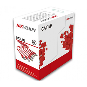 Кабель вита пара Hikvision (для внутрішньої прокладки) 24AWG UTP CAT 5E DS-1LN5E-S