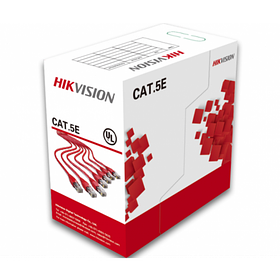 Кабель вита пара Hikvision (для зовнішньої прокладки) UTP CAT 5E DS-1LN5EO-UU / E