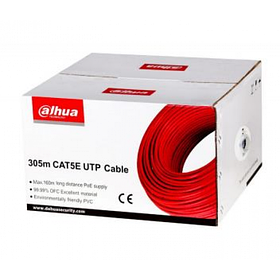 Кабель вита пара Dahua (для внутрішньої прокладки) UTP CAT5e 305м PFM920I-5EUN