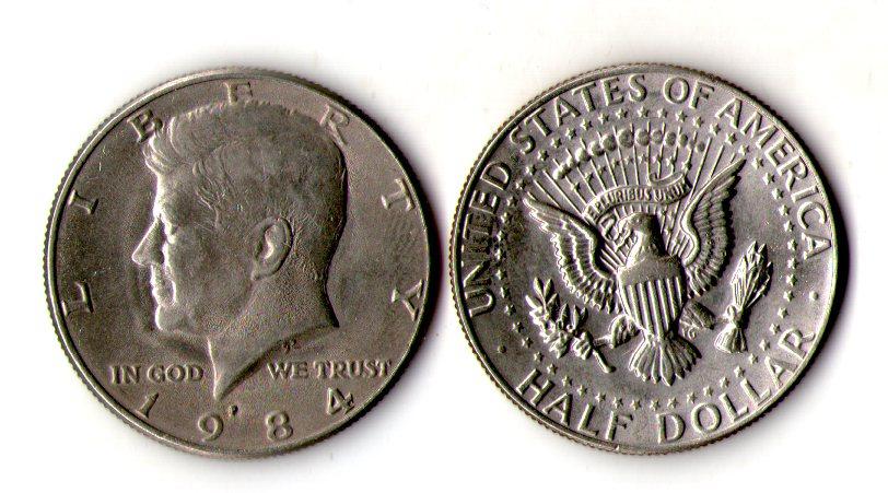 США 1⁄2 долара, 1977-2021 Kennedy Half Dollar No693