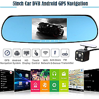 Видеорегистратор-зеркало DVR CT600 две камеры FullHD / Android / GPS / WiFi