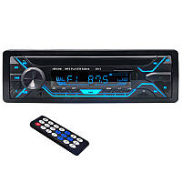 Магнітола HEVXM 3010 1DIN гучний зв'язок функція Bluetooth microSD MP3 AUX FM пульт керування (2347-5560)