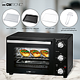 Електрична піч духовка настільна CLATRONIC MBG 3726 Black (20 л, 1300 Вт, Німеччина), фото 6