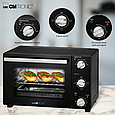 Електрична піч духовка настільна CLATRONIC MBG 3726 Black (20 л, 1300 Вт, Німеччина), фото 4