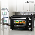 Електрична піч духовка настільна CLATRONIC MBG 3726 Black (20 л, 1300 Вт, Німеччина), фото 3