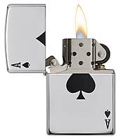 Зажигалка Zippo Lucky Ace (24011) Пожизненная гарантия. Сделано в США