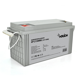 Аккумуляторна батарея MERLION AGM GP121500M8 12 V 150 Ah (484 х 170 х 242)  White Q1