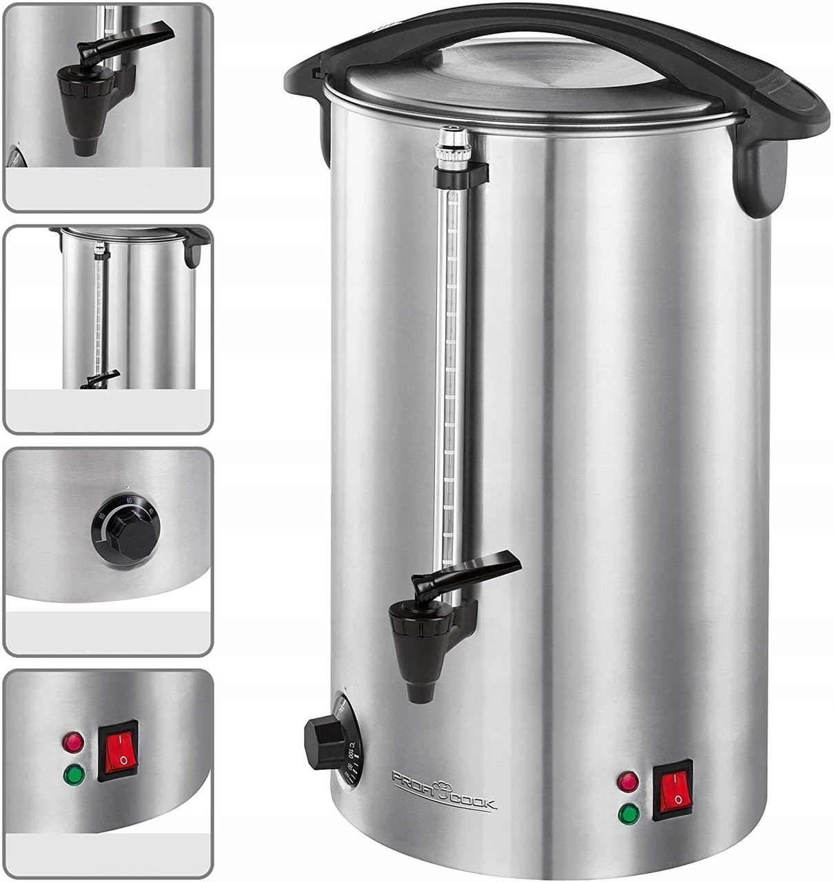 Кип'ятильник, глінтвейниця, термопот Profi Cook PC-HGA 1196 (7 л, 1500 Вт, Німеччина)