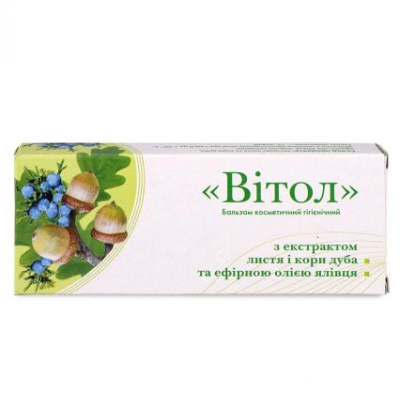 Свічки від геморою Вітол з екстрактом листя та кори дуба та ялівцем Грін віза, фото 1