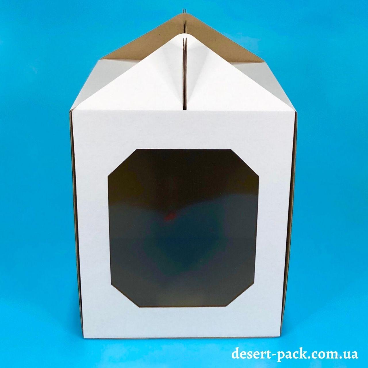 Коробка для торта 250х250х300 мм (10 шт.) з вікном