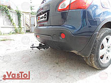 Фаркоп Nissan Qashqai J10 2006-2014 (Ніссан Кашкай) також Qashqai+2 Американська вставка під квадрат, фото 4