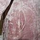Розмір 46 (M). Жіночий рожевий велюровий халат х/б, на блискавці, з поясом, бавовняний халатик Туреччина, фото 4