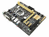 НАДІЙНА ПЛАТА LGA1150 ASUS H81M-C DDR3 /USB3.0 Підтримує SATA3 + Core-i7,i5,i3 4го ПОКОЛІННЯ 1150, фото 3