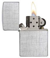 Зажигалка ZIPPO Reg Linen Weave (28181) Пожизненная гарантия. Сделано в США