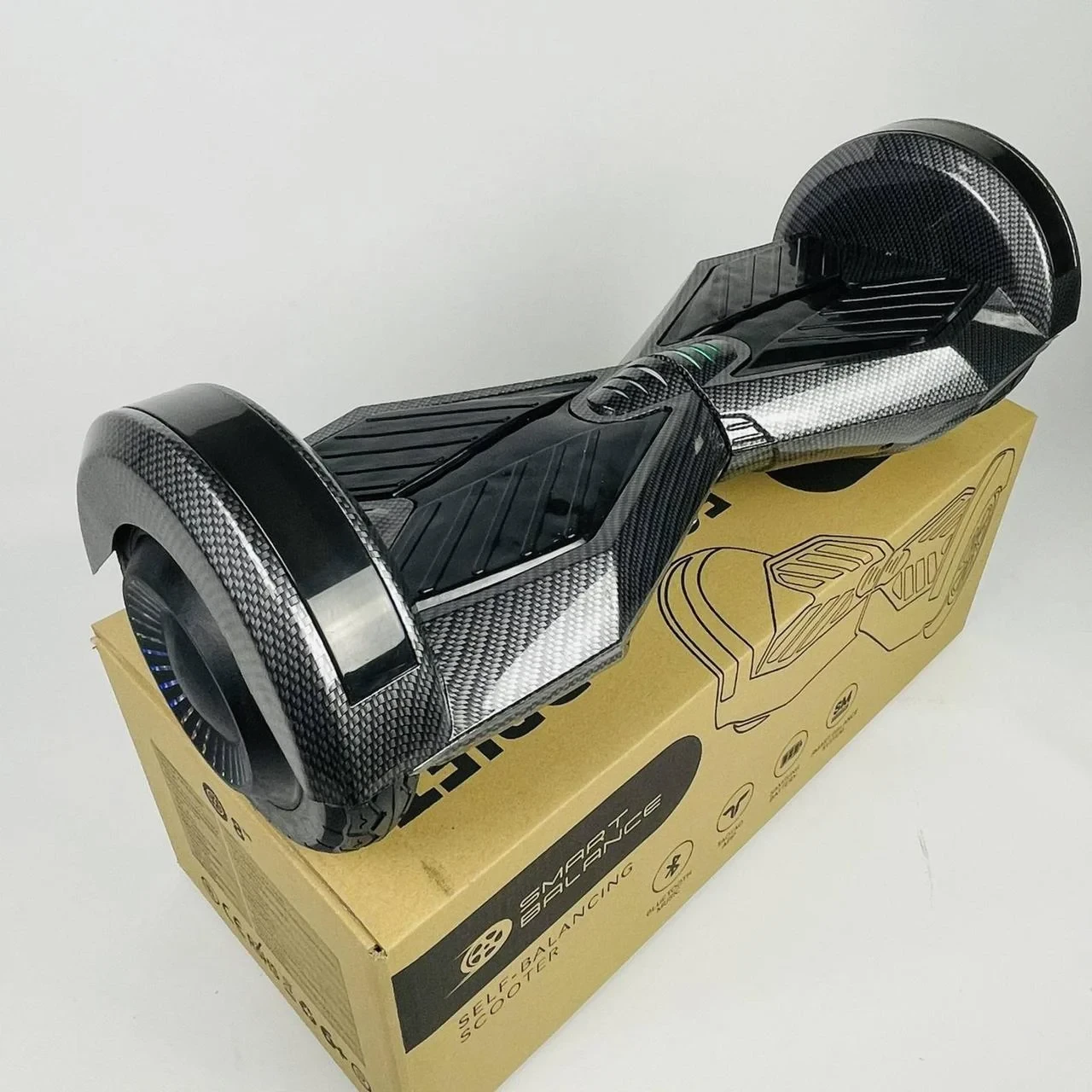 Гіроскутер Smart Balance inch 8 самобаланс Карбон