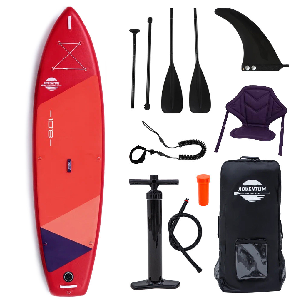 Сапборд Adventum 10'8" RED — надувна дошка для САП серфінгу, sup board
