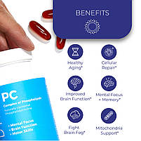 BodyBio PC Phosphatidylcholine / Фосфатидилхолин 60 капс BX356, фото 6