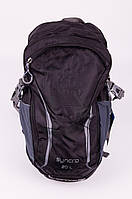 Рюкзак туристический 20 L с жесткой спинкой на 3 отделения 43x25x14 см Черный