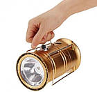 Кемпінговий світлодіодний ліхтар LED USB на сонячних батареях 5808, фото 6