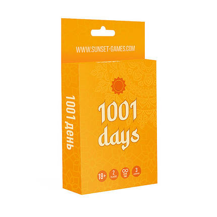 Настольная игра 1001 Days (1001 День) (18+), фото 1