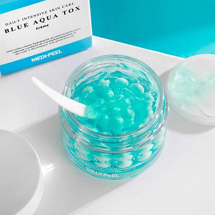 Зволожувальний крем для обличчя з пептидними капсулами Medi-Peel Power Aqua Cream 50 мл, фото 3