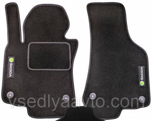 Передні килимки ворсові SKODA Octavia A5, фото 1