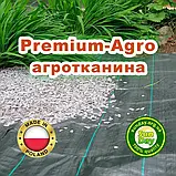 Агроткань Premium-agro (Польща) ширина 3,20 м пометражно 85г/м. кв. Чорна,щільна. Мульча, фото 6