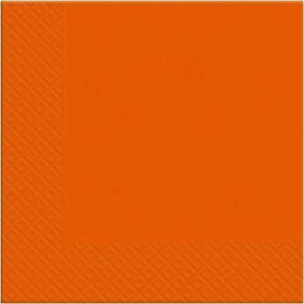 Серветки столові 33х33см, 200шт, 2шар. помаранчеві