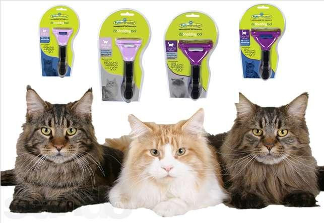 Щетка для груминга кошек 10,6 см с кнопкой, фото 1