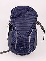 Рюкзак туристический 20 L с жесткой спинкой на 3 отделения 43x25x14 см Темно-синий