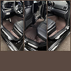 Комплект килимків з екошкіри для Hyundai Sonata LF, фото 3